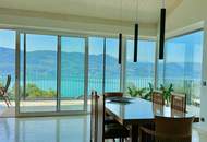 Wörthersee-Nordufer: DREAM VIEW Penthouse - sensationelle Aussicht, 2XL Garagen, Sauna, Pool