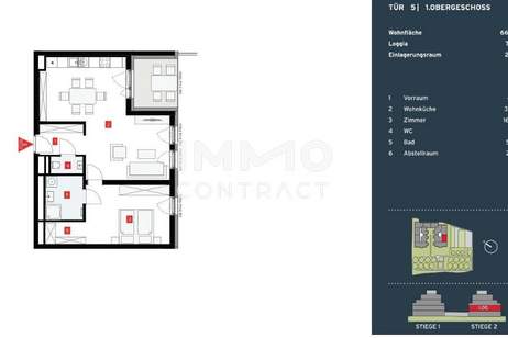 NATURNAHES WOHNEN MIT SÜDSEITIGER LOGGIA, Wohnung-kauf, 367.900,€, 1140 Wien 14., Penzing
