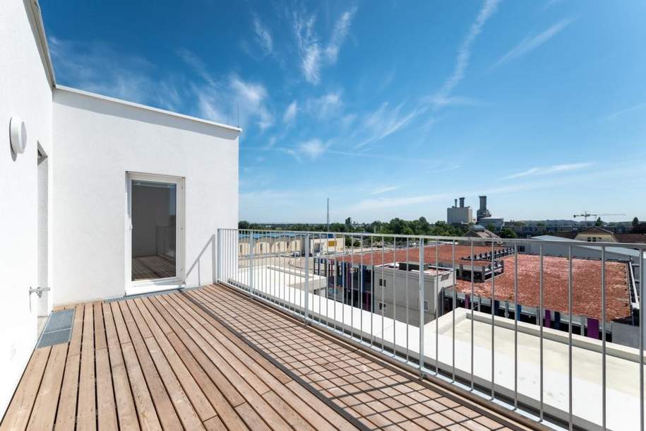"Vollklimatisierte Dachgeschoßwohnung mit Terrasse!", Wohnung-miete, 1.469,99,€, 1210 Wien 21., Floridsdorf