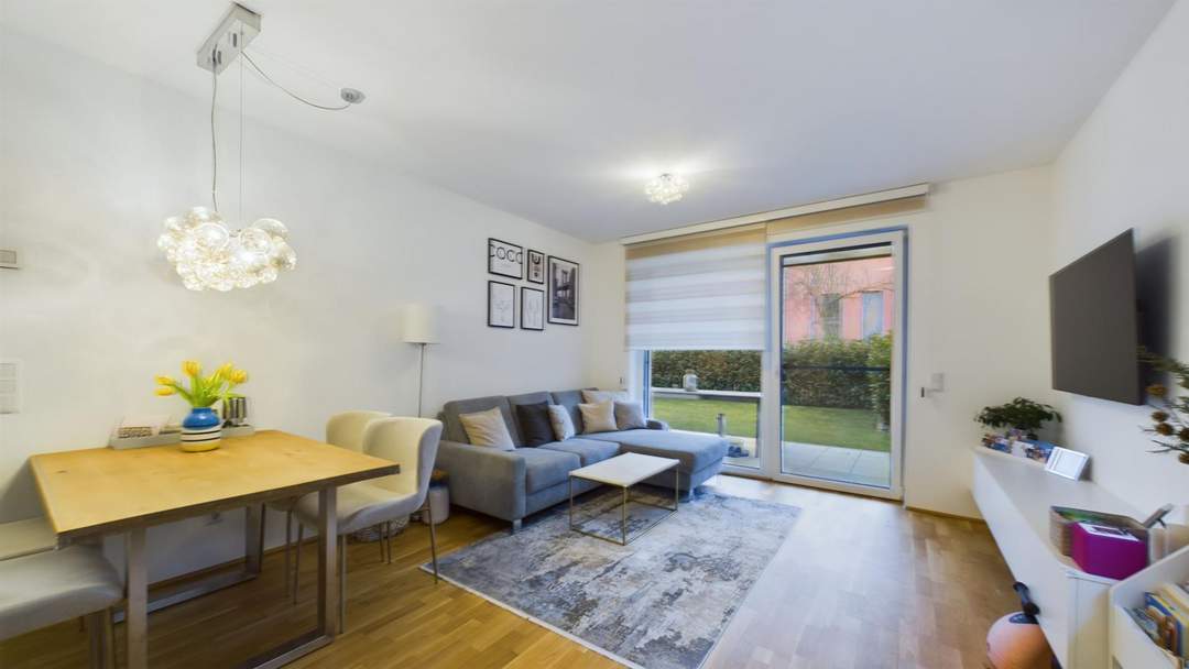 Gartenwohnung mit Topausstattung