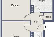 Sanierungsbedürftige 2-Zimmer-Wohnung mit Balkon in Salzburg