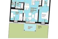 Großzügige 3-Zimmer-Gartenwohnung in Ruhelage – provisionsfreier Erstbezug AM LIESINGBACH