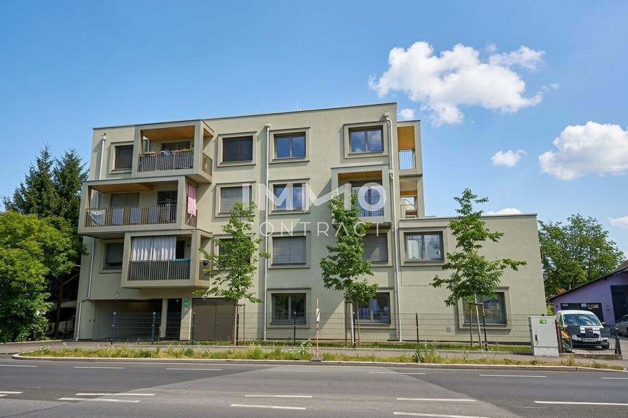 Geförderte SINGLE-Zimmer Wohnung mit Balkon - Straßganger Straße 379a - Top 07, Wohnung-miete, 629,87,€, 8054 Graz(Stadt)