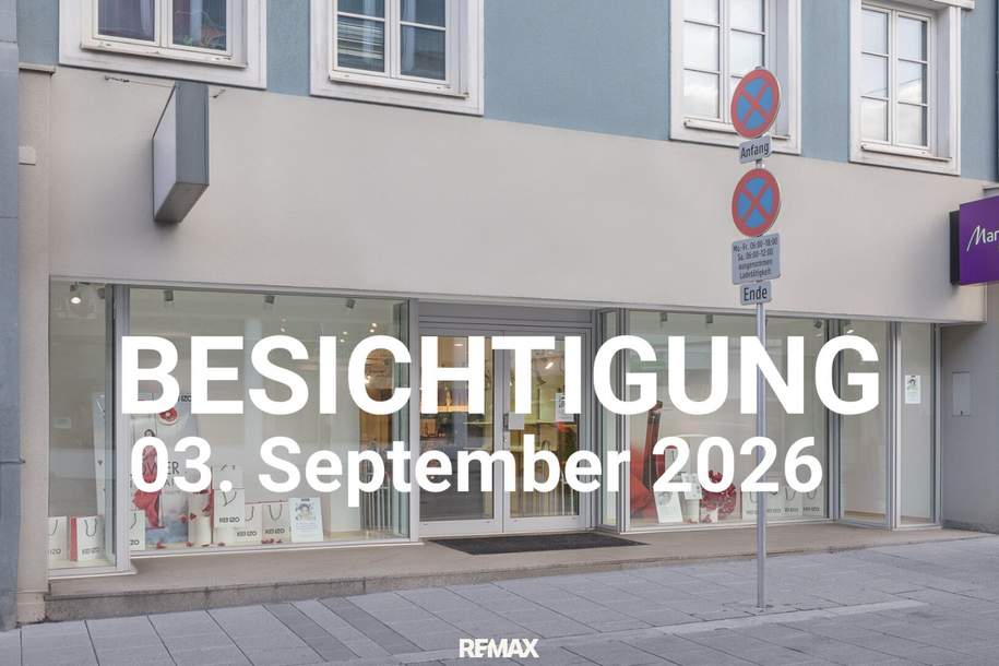 Geschäfts- und Lagerfläche in frequenzstarker Lage, Gewerbeobjekt-miete, 900,00,€, 4910 Ried im Innkreis