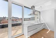 Skyline-Penthouse auf zwei Ebenen mit drei Außenbereichen