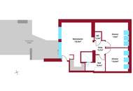 Erstbezugs DG-Wohnung o. Dachschrägen I ca. 35m² große Dachterrasse Innenhof liegend I Luftwärmepumpe, Klimaanlage u.v.m.!