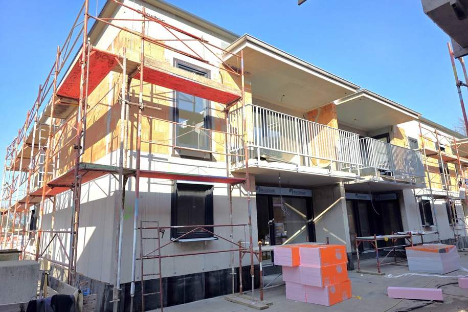 Paket - Angebot A01: Provisionsfreie Neubauwohnung mit 75m² Wfl., 9m² Terrasse, 59m² Garten, 2 TG-Plätze in Holzhäuseln!, Wohnung-kauf, 350.000,€, 4694 Gmunden