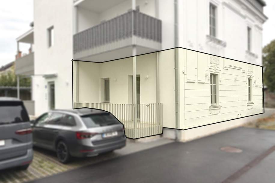 Ebenerdige Wohnung in tollem Ambiente Pöchlarns zu mieten!, Wohnung-miete, 1.106,00,€, 3380 Melk