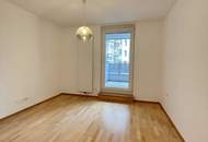 Große, hofseitige Terrasse! Zentral gelegene 2-Zimmer-Neubauwohnung!