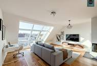 Klimatisierte Dachgeschoss Maisonette mit 2 Terrassen und Kamin nahe Uno City!