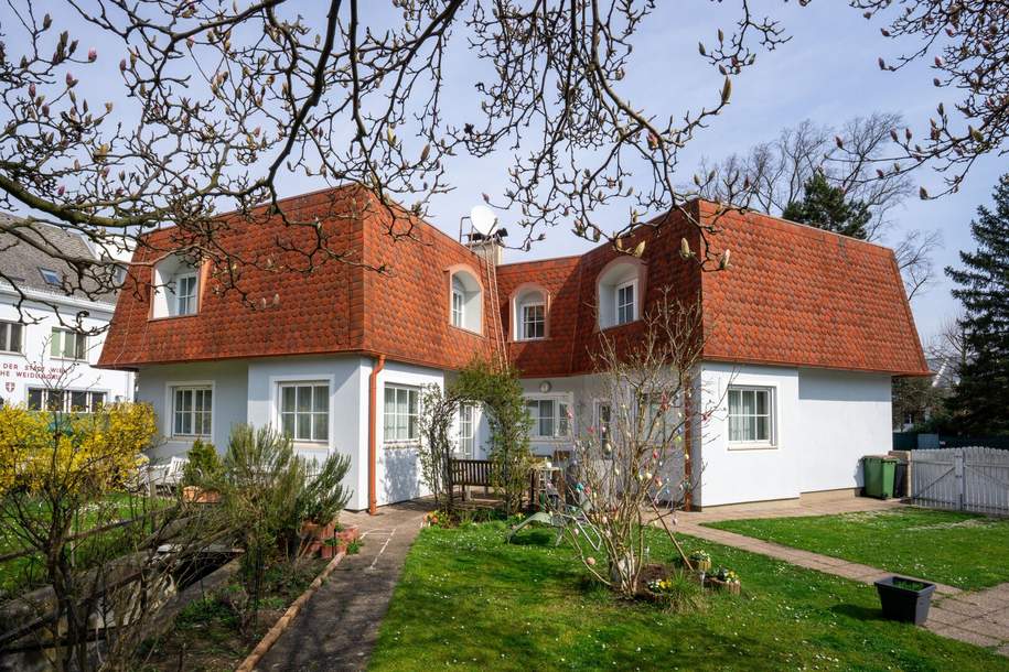 Vielseitige Eckliegenschaft in Top-Lage: Zwei Wohneinheiten + Arbeiten, auch zum Vermieten – alles möglich!, Haus-kauf, 1.560.000,€, 1140 Wien 14., Penzing