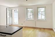 Perfekte Anbindung und Terrasse zum begrünten Innenhof!