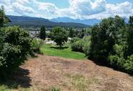 Sonniges Baugrundstück mit Blick auf die Karawanken