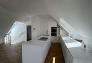 Traumhafte Maisonettewohnung mit Dachterrasse und Kamin - Blick auf den Stephansdom