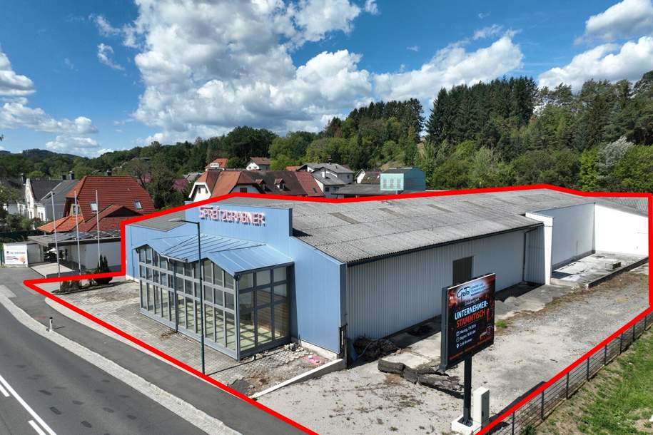 Gewerbeobjekt mit Wohnhaus in Persenbeug, Gewerbeobjekt-kauf, 3680 Melk