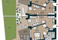 Einzigartige Gartenwohnung mit großzügiger Terrassenfläche in Graz-Stiftingtal