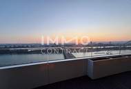 Ganz viel Balkon & ganz Wien im Blick (Gym, Pool, Sauna, Doorman uvm): Neubau-Erstbezug DANUBEFLATS