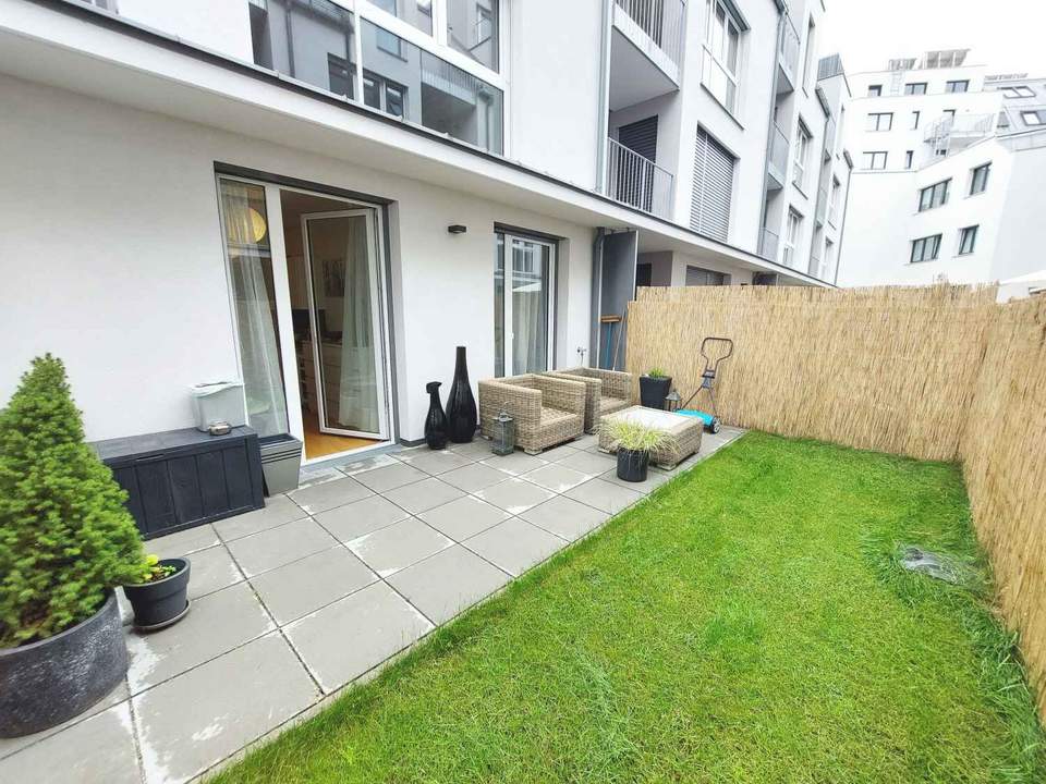 Moderne 3-Zimmer-Gartenwohnung mit großer Terrasse - in der Koloniestraße!