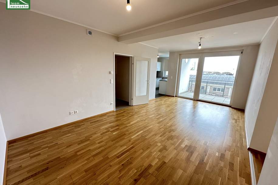 Hochwertige 3-Zimmer Wohnung mit großem Balkon und Bad mit Fenster! Wohnen im Mautner-Markhof nahe S-Bahn und Zentrum. - WOHNTRAUM, Wohnung-miete, 1.249,37,€, 2320 Bruck an der Leitha
