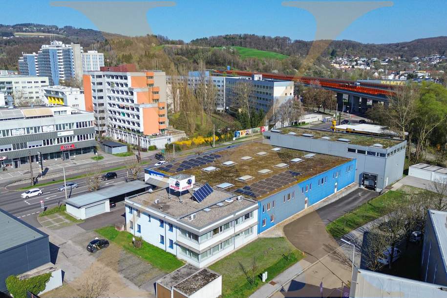 Vielseitiges Gewerbeobjekt mit Büro- und Lagerflächen in Top-Lage von Urfahr zu vermieten!, Gewerbeobjekt-miete, 4020 Linz(Stadt)