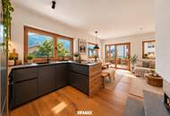 Alpines Wohnjuwel in Bestlage – Großzügiger Terrassenbalkon mit Blick auf das Kitzbüheler Horn