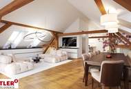 Luxuriöses Penthouse mit historischem Charme und Blick über die Weingärten