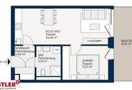 SMART CITY | 2-Zimmerwohnung mit großzügigem Balkon