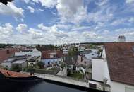 Einfamilienhaus mit Blick über die Dächer von Mistelbach