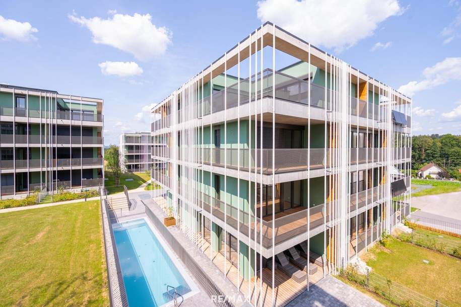 Bezugsfertig - Dachgeschosswohnung + 50 m² Dachterrasse - TASSILO VILLEN - Wohnen wie im Urlaub I HAUS B I TOP - B42, Wohnung-kauf, 449.177,€, 4540 Steyr-Land