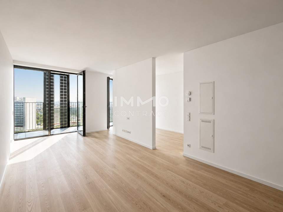 35. Etage - Luxuriöses Studio im DC2 Tower mit freiem Blick