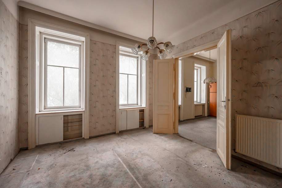 ++NEU++ sanierungsbedürftige 2-Zimmer-Wohnung in sehr guter Lage direkt am Augarten, Wohnung-kauf, 199.000,€, 1200 Wien 20., Brigittenau
