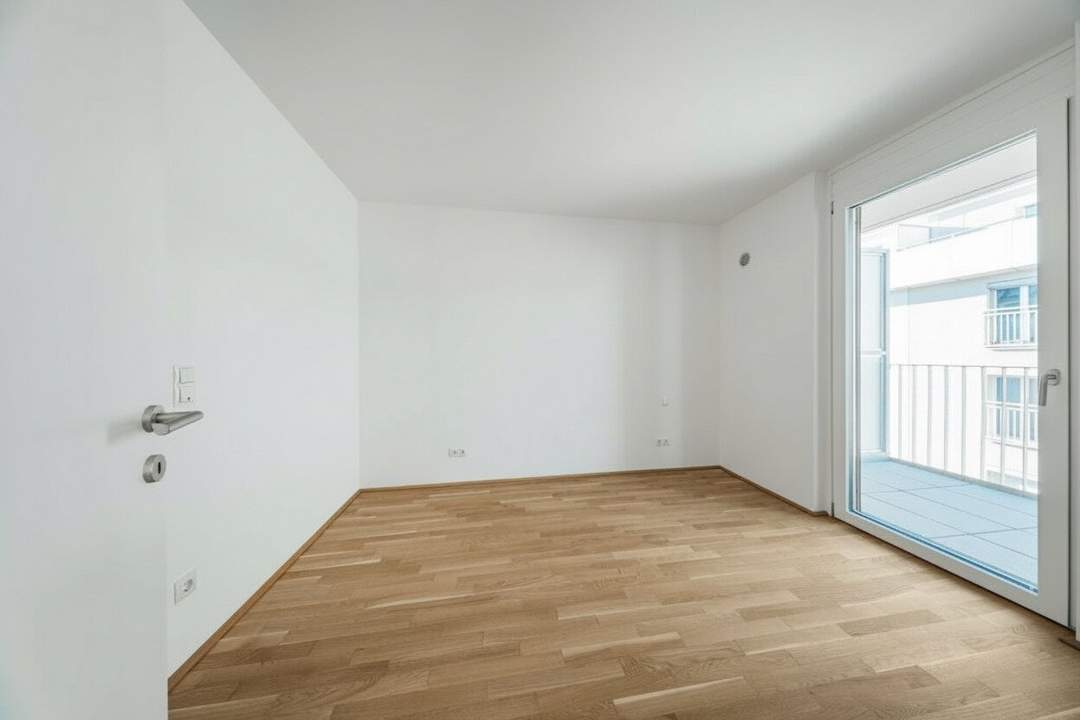 HELL >> Nordöstliche Balkonwohnung mit moderner Ausstattung >> Erstbezug mit idealer Verkehrsanbindung