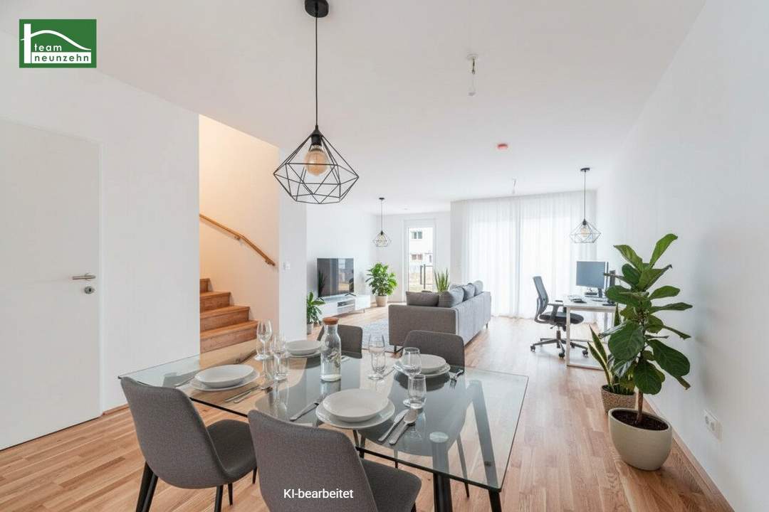 Stadt trifft Natur: Reihenhaus in wundervoller Lage mit vielen Extras!