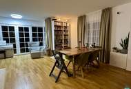 Großer Eigengarten: 4-Zimmer-Wohnung mit Saunahäuschen