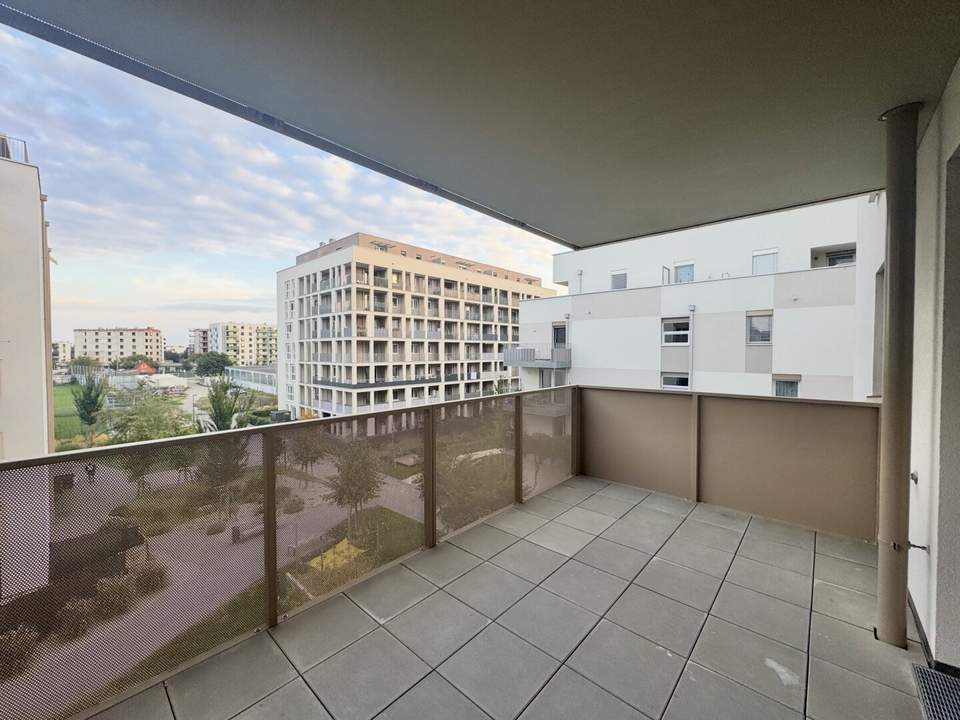 In Ruhelage nähe U1 Kagraner Platz