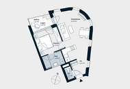 Erstbezug ab Februar! Nähe U6/U4! Helle 2-Zimmer-Wohnung mit Loggia zu vermieten!