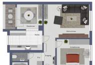 Helle 2-Zimmer-Wohnung mit Aussicht & Tiefgaragenstellplatz in Graz-Wetzelsdorf