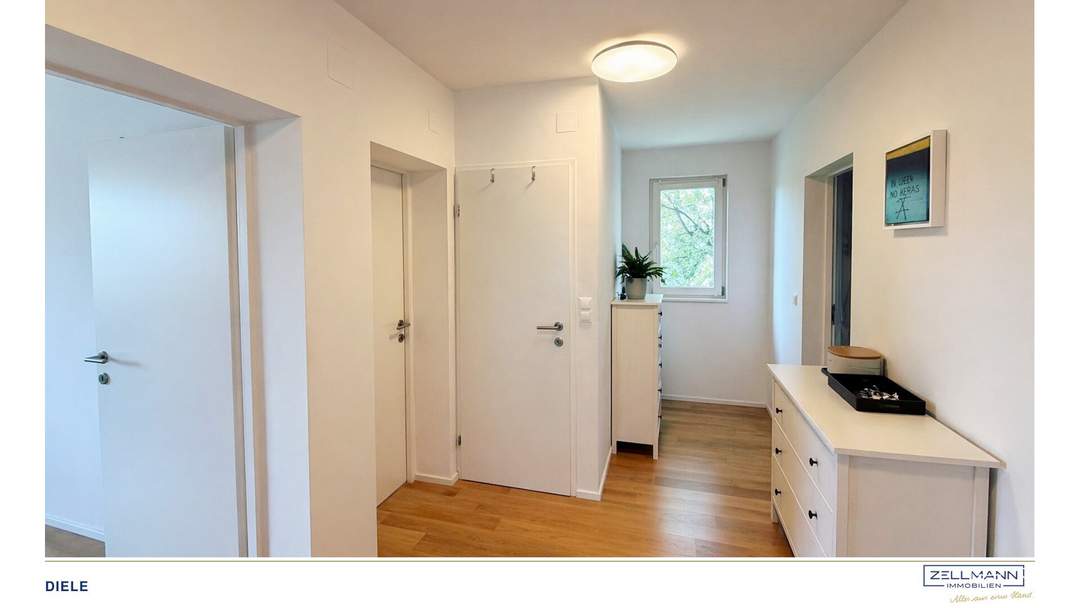MAUER, GARTEN, MEINS! modernes Einfamilienhaus mit Terrasse &amp; Garage | ZELLMANN IMMOBILIEN