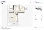 BAUSTART ERFOLGT - PROVISIONSFREI! Exklusives Wohnen in Mondsee - 3 Zimmer-Wohnung mit großer Dachterasse, Lift und Tiefgarage - BAURECHTSEIGENTUM