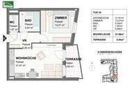 Wundervolle 2-Zimmer-Wohnung mit großer privater Außenfläche!
