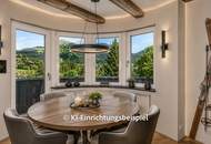 Dachgeschosswohnung mit Turmzimmer und Panorama-Ausblick