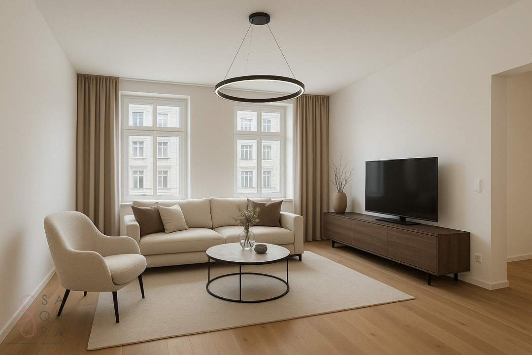 Stilvoll kernsanierte 3-Zimmer-Wohnung mit perfekter Lage zwischen Augarten &amp; Donaupark 01620-19