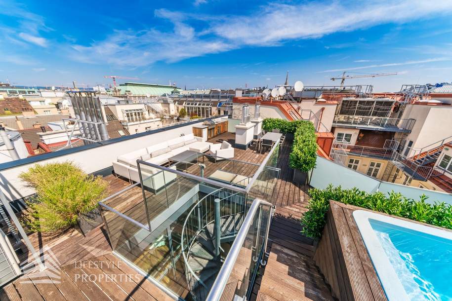 Luxuriöses 4-Zimmer Penthouse im Herzen der Innenstadt, Wohnung-kauf, 7.420.000,€, 1010 Wien 1., Innere Stadt