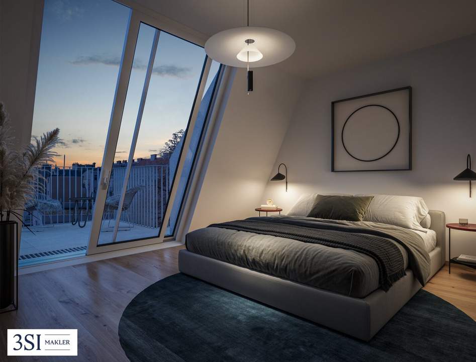 The Temptation: Ruhig gelegene Neubauwohnung mit Balkon - Nähe Kutschkermarkt