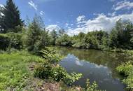 Sonniges Freizeitgrundstück mit idyllischem Teich in begehrter Lage von Wels-Puchberg