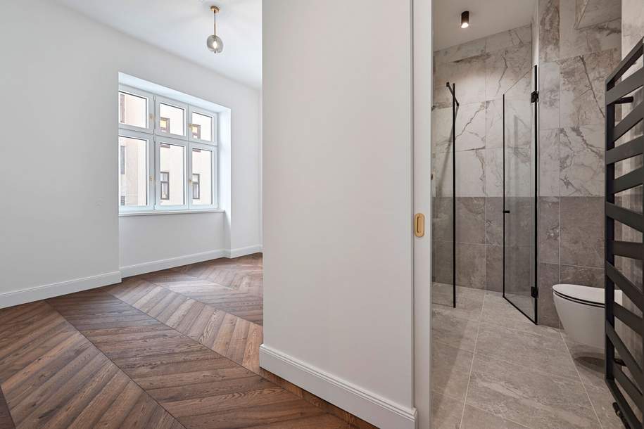 Exklusives Wohnen zwischen Donaukanal und Liechtensteinpark! Generalsanierter, südwestseitiger Drei-Zimmer-Erstbezug!, Wohnung-kauf, 859.000,€, 1090 Wien 9., Alsergrund