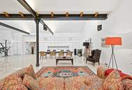 Urban Living Deluxe - 5-Zimmer Atelierwohnung im New York Loft-Stil mit Weinkeller, Terrasse &amp; Garage