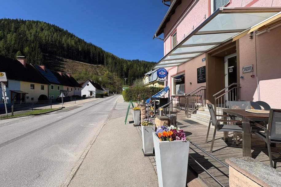 Ein Ort zum Wohnen und Bewirten – charmantes Anwesen in Veitsch, Gewerbeobjekt-kauf, 330.000,€, 8663 Bruck-Mürzzuschlag