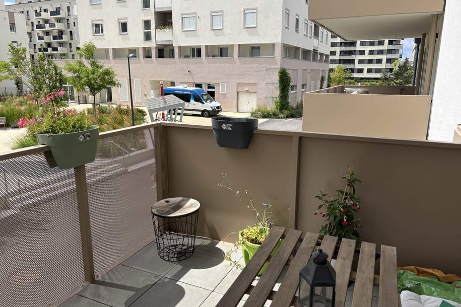 Schöne 2-Zimmer-Wohnung mit Balkon nahe U1 Rennbahnweg, Wohnung-miete, 949,00,€, 1220 Wien 22., Donaustadt