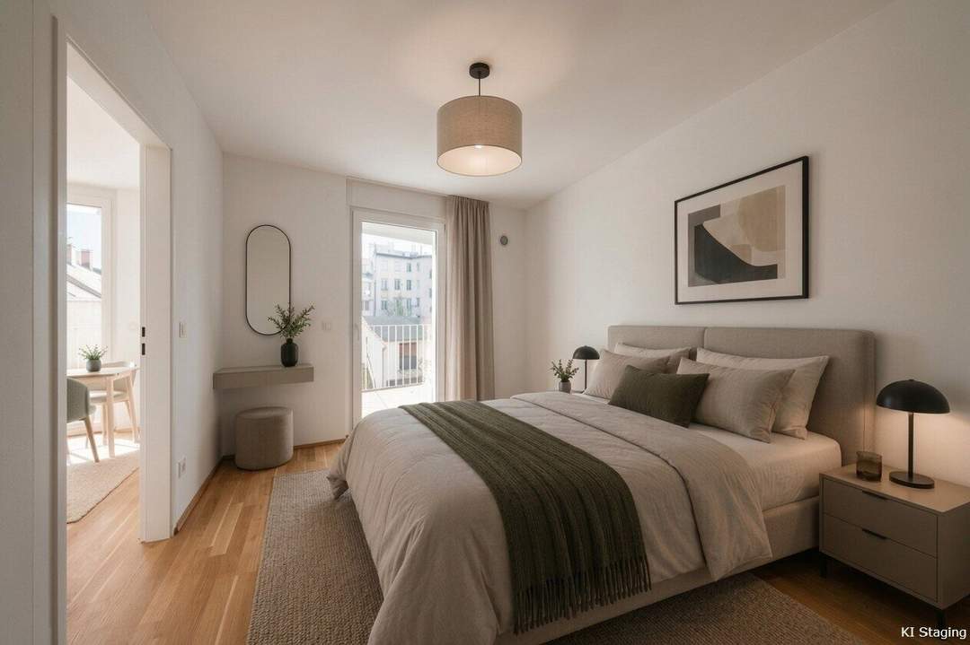 HELLES HEIM >> bodentiefe Fenster in heller 2-Zimmer Wohnung >> ERSTBEZUG in perfekter Lage